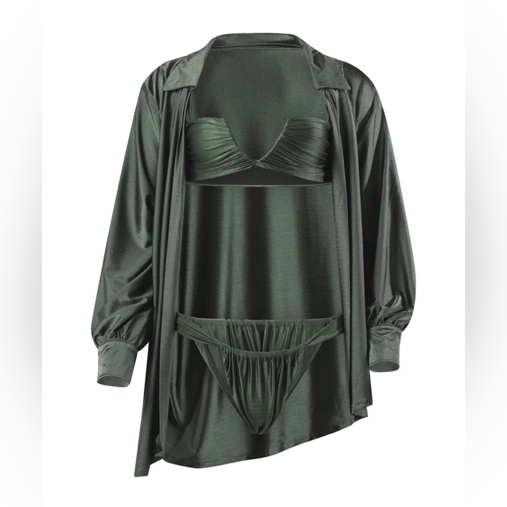 NWT Divino Seas Parl cover-up / Dark Green